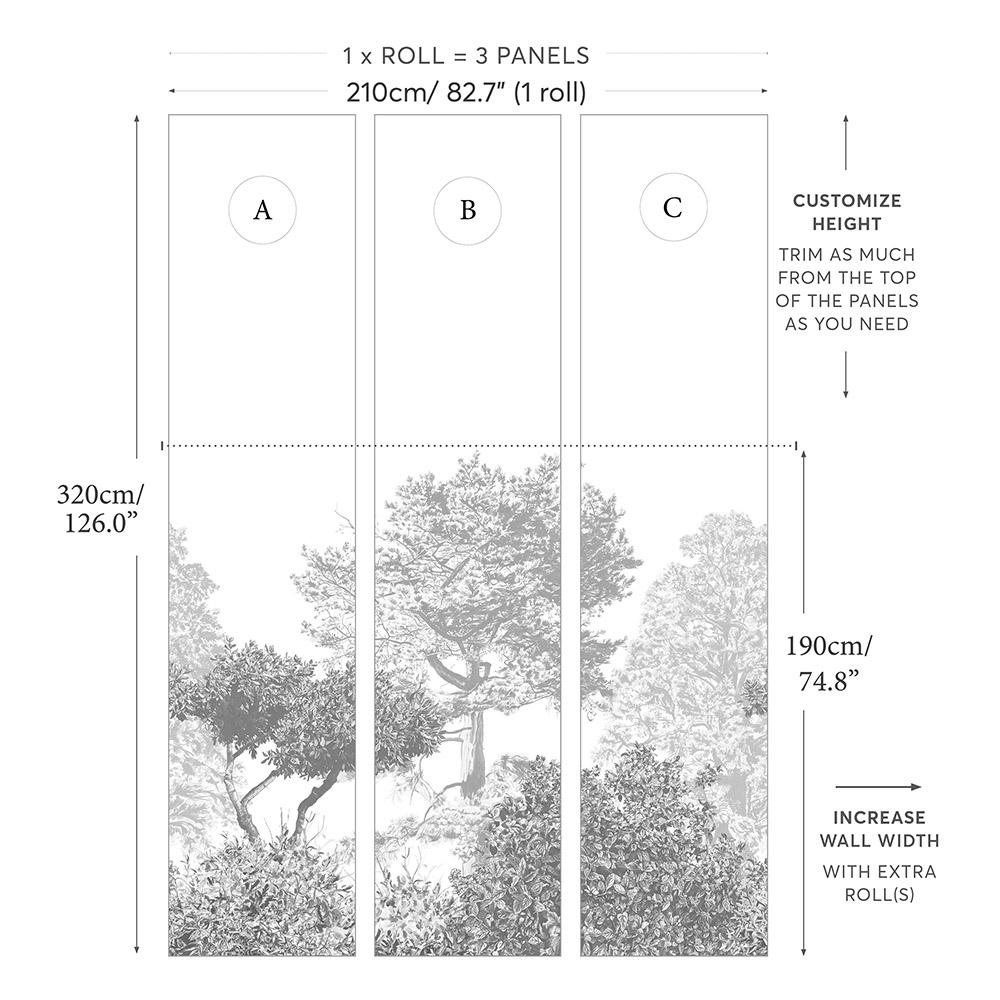 Hua Trees Wallpaper Mural - Project Nursery