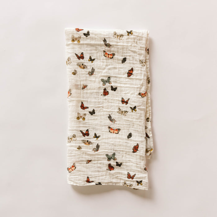 Butterfly Migration Swaddle Blanket
