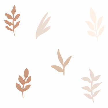 Nude Leaf Wall Decals
