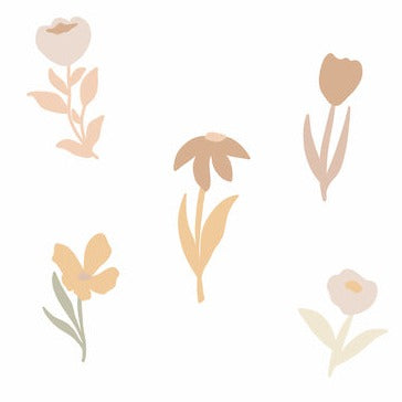 Nude Flower Wall Decals
