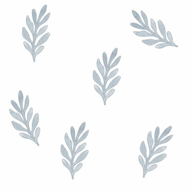 Blue Leaf Wall Decals