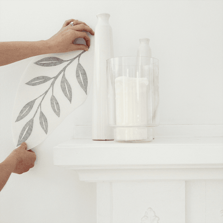 Inked Leaf Wall Decals