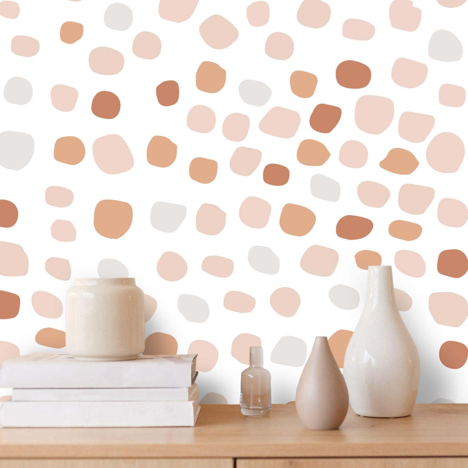 Irregular Dot Wall Decals - Sand