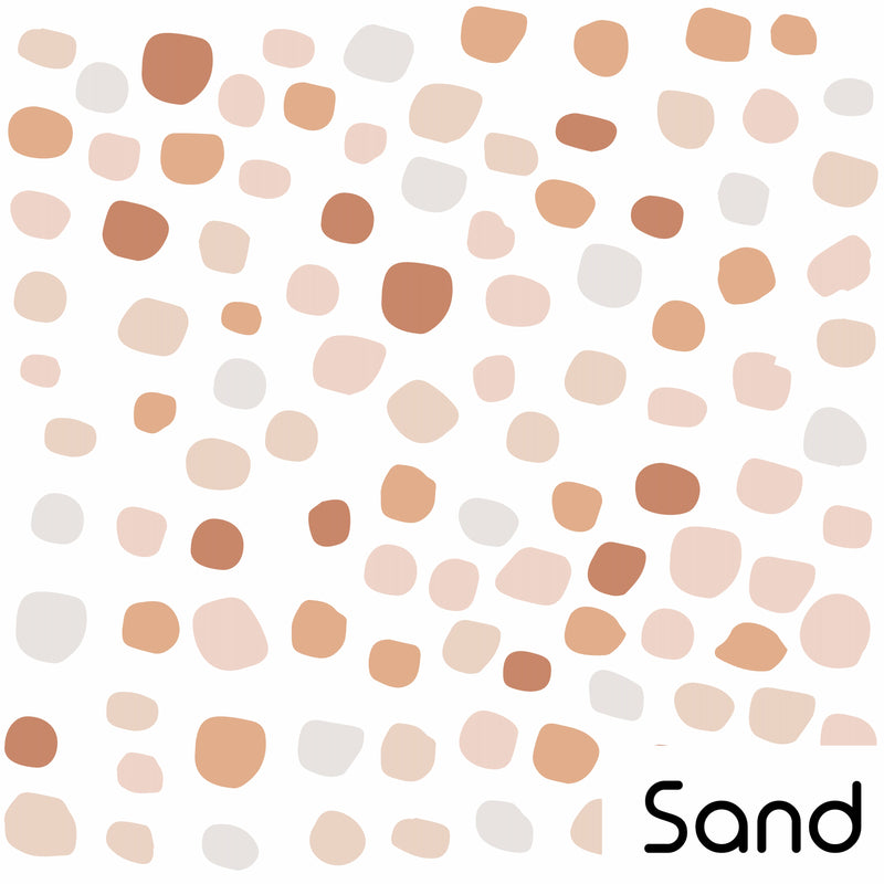 Irregular Dots Wall Decal Set - Sand