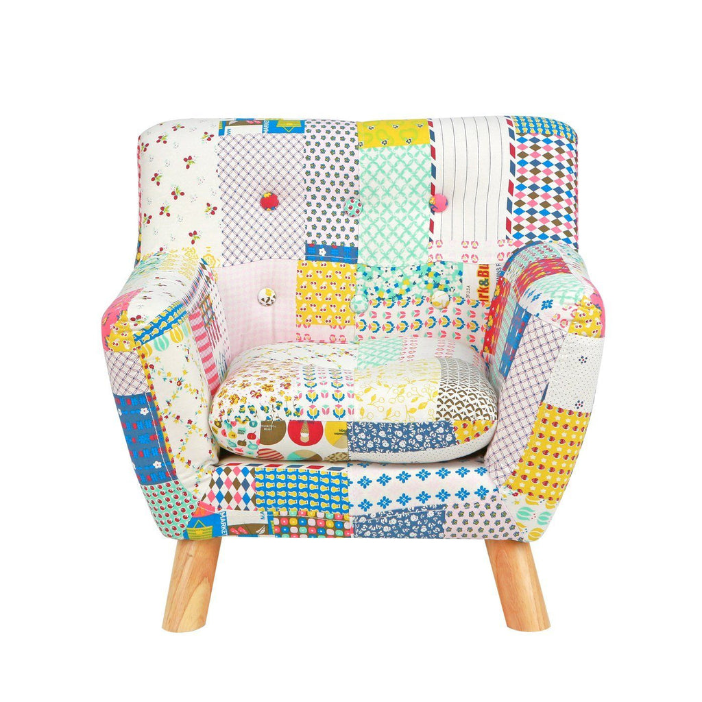 Jacey Floral Kids Patchwork Chair - Project Nursery