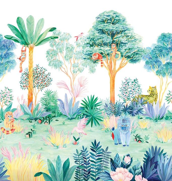 Jungle Wallpaper Mural - Project Nursery