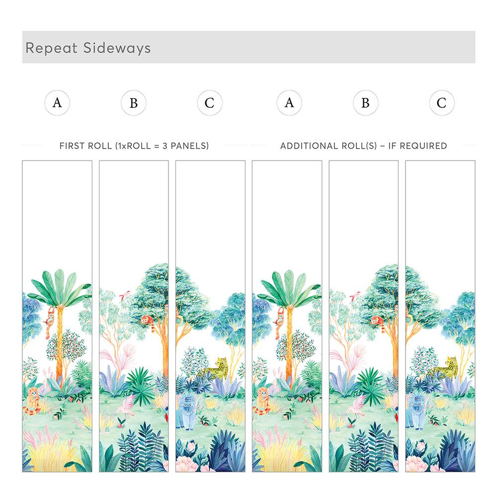 Jungle Wallpaper Mural - Project Nursery