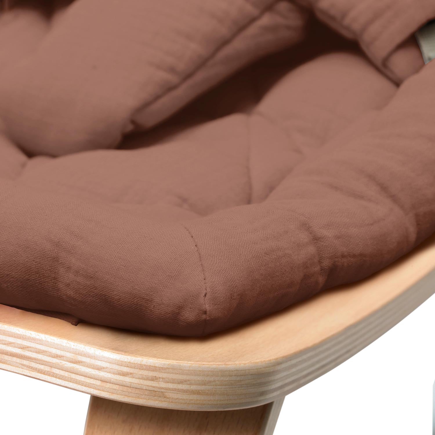 Charlie Crane LEVO Baby Rocker - Beech with Bois de Rose - Project Nursery