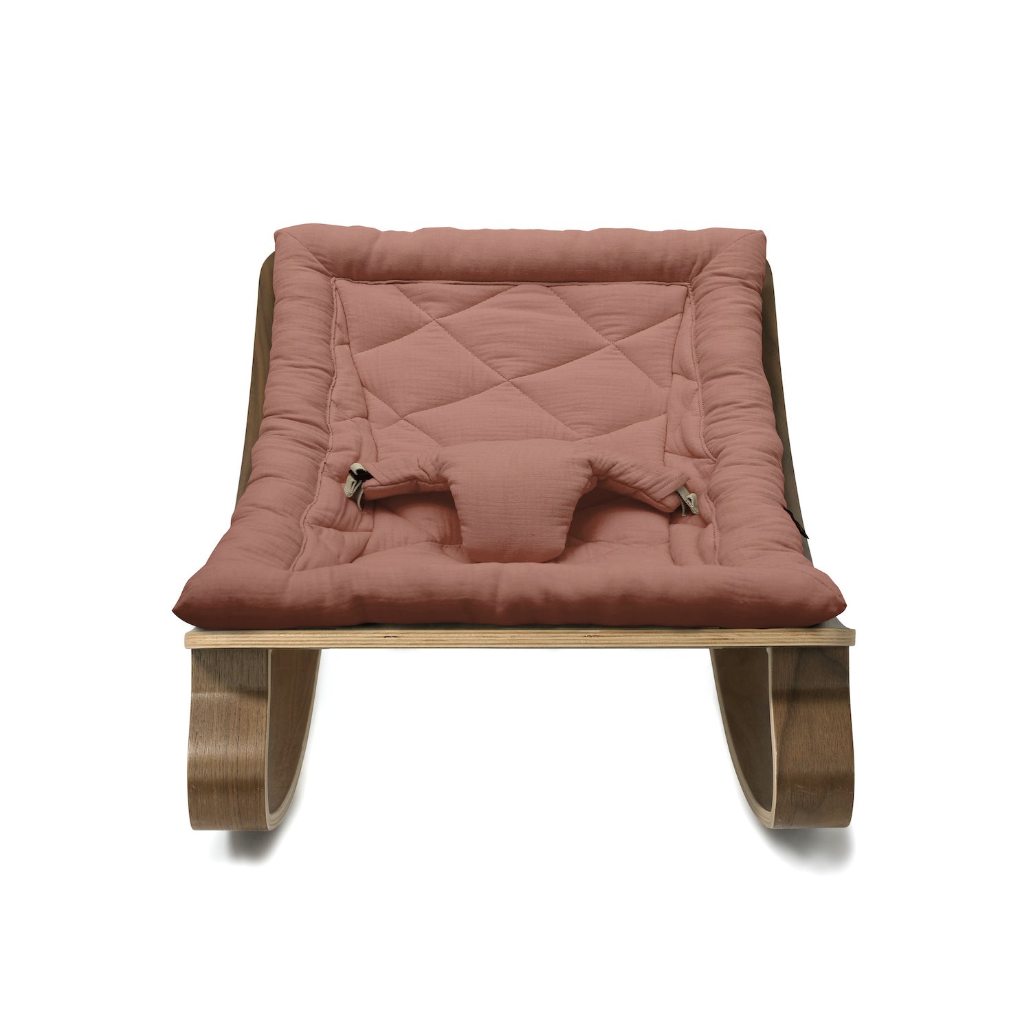 Charlie Crane LEVO Baby Rocker - Walnut with Bois de Rose - Project Nursery