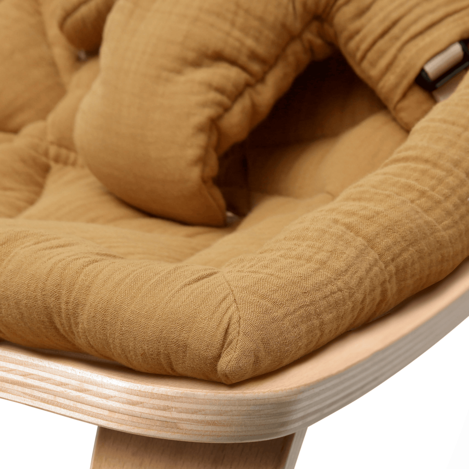 Charlie Crane LEVO Baby Rocker - Beech with Camel - Project Nursery