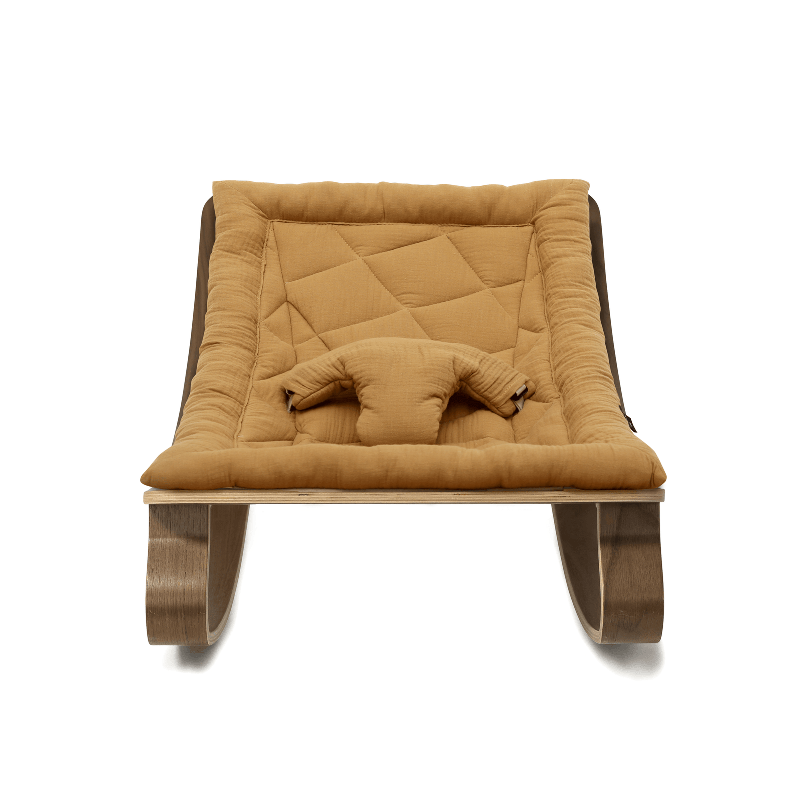 Charlie Crane LEVO Baby Rocker - Walnut with Camel - Project Nursery