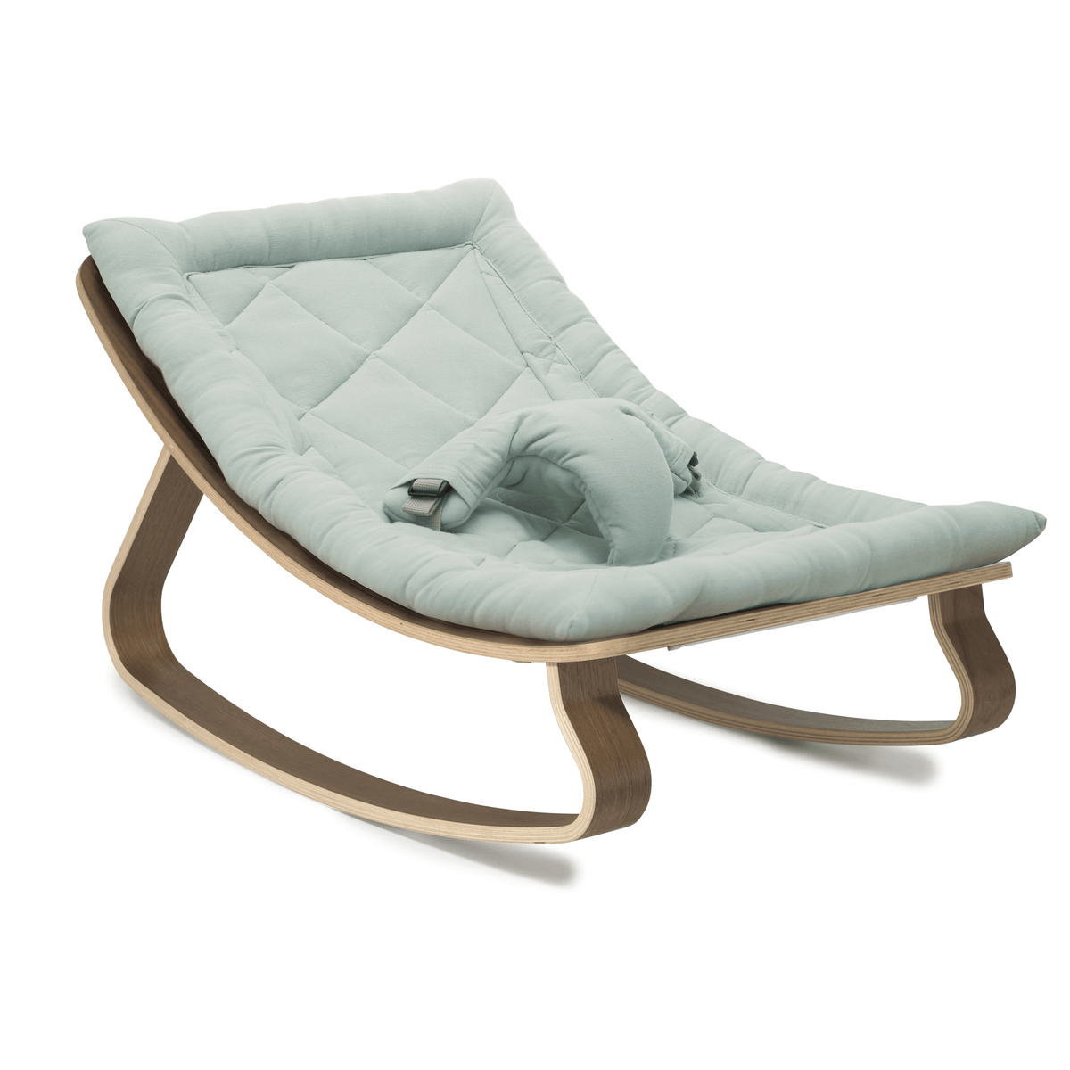 Charlie Crane LEVO Baby Rocker - Walnut with Farrow - Project Nursery