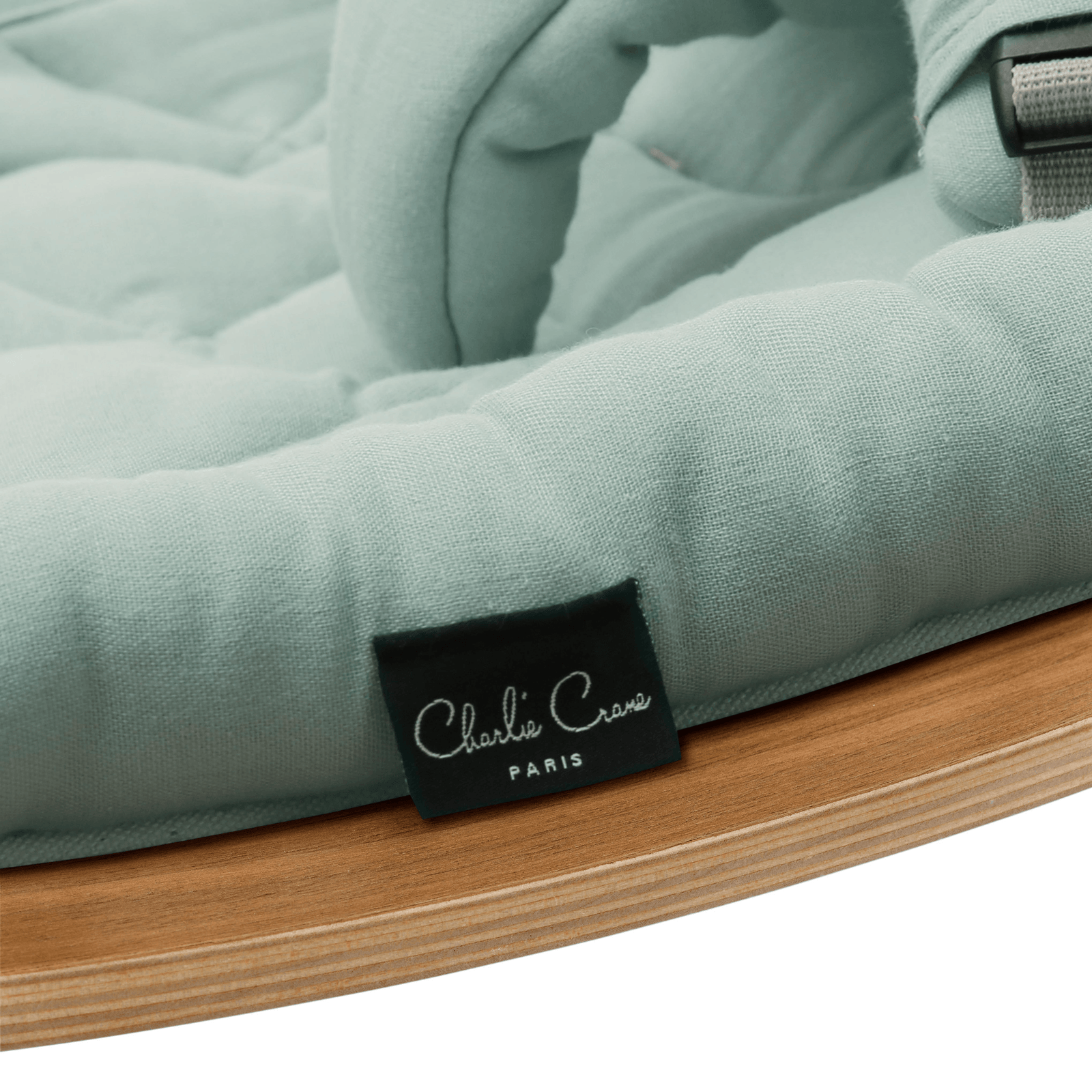 Charlie Crane LEVO Baby Rocker - Walnut with Farrow - Project Nursery