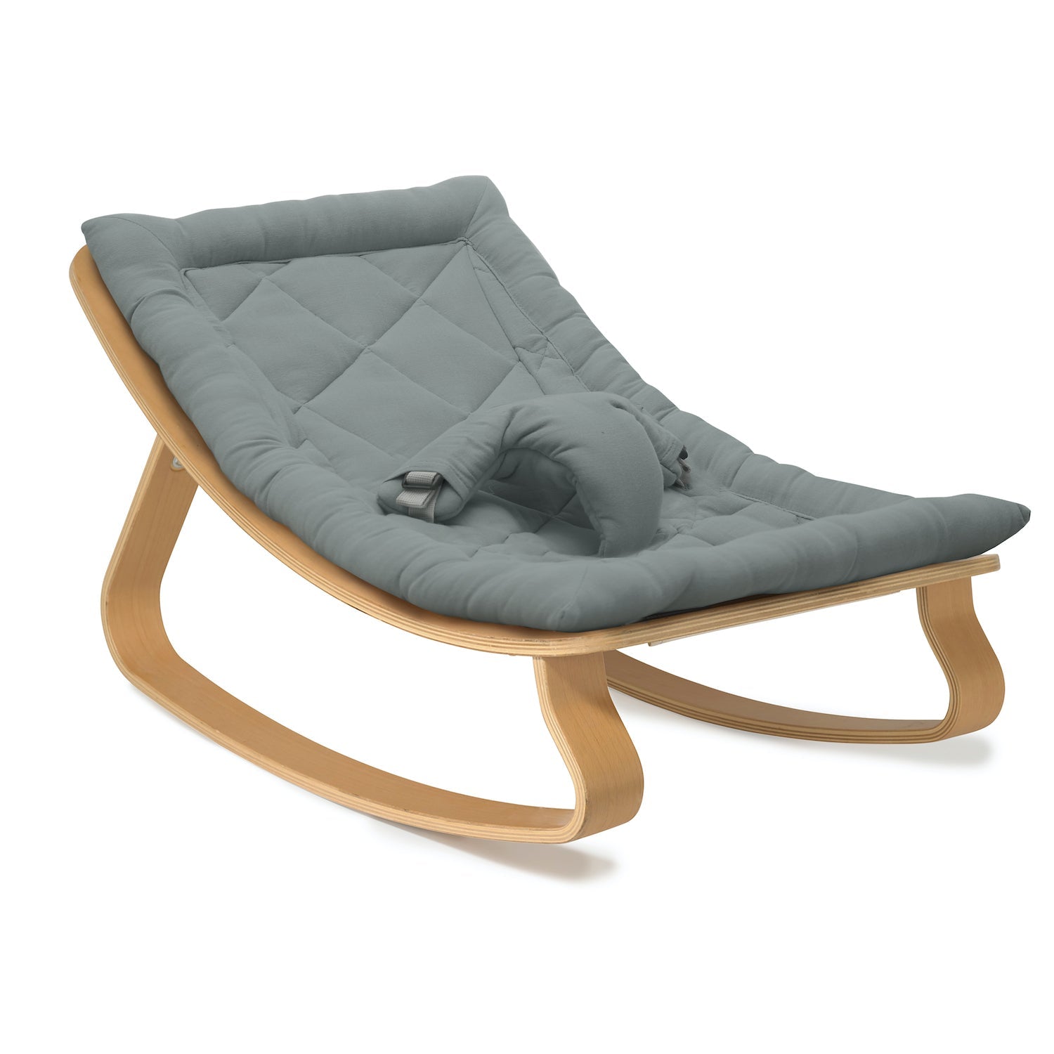 Charlie Crane LEVO Baby Rocker - Beech with Orage - Project Nursery