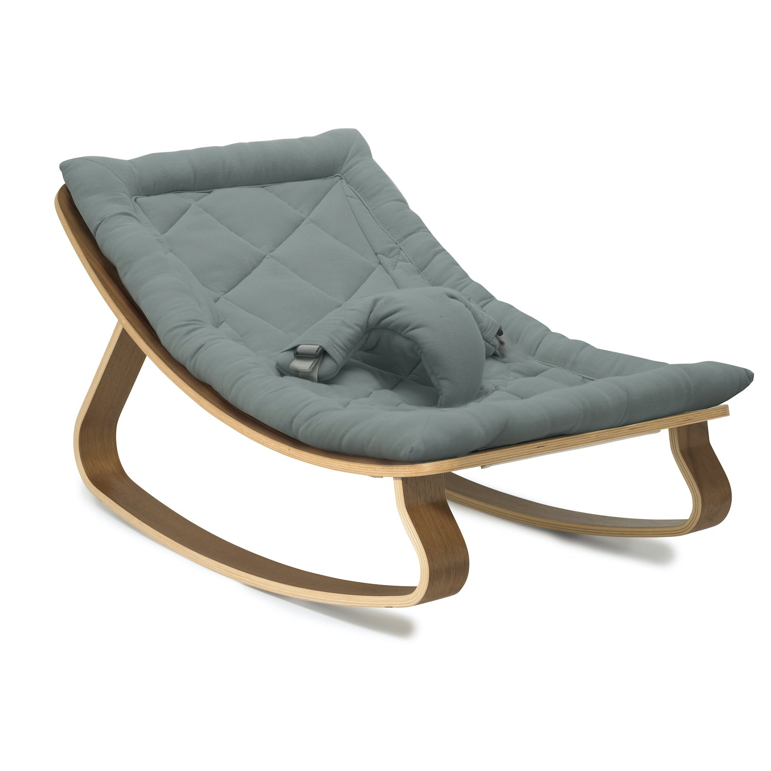 Charlie Crane LEVO Baby Rocker - Walnut with Orage - Project Nursery