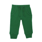 Organic Thermal Kids Jogger Pants - Emerald - Project Nursery