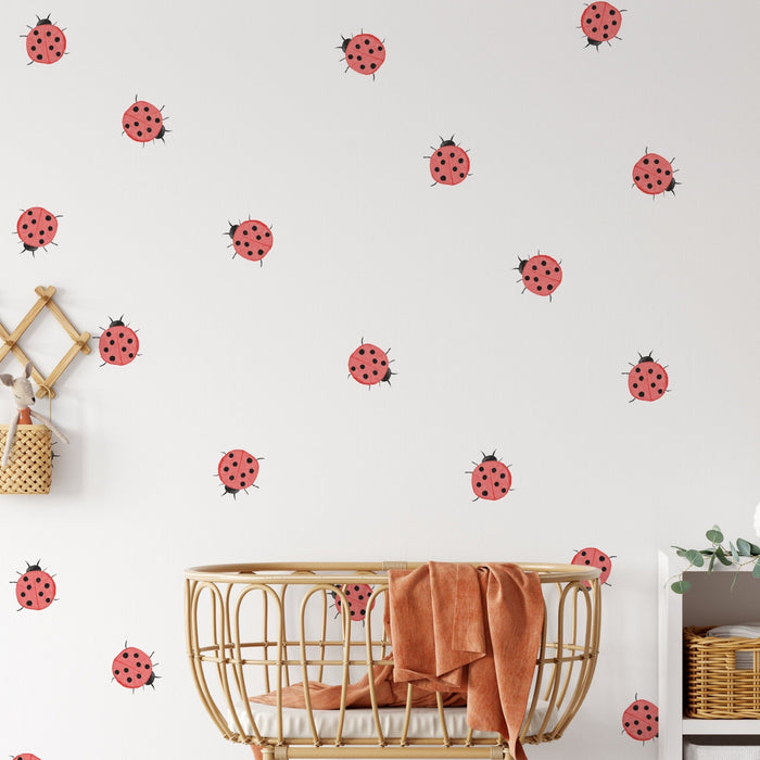 Ladybug Wall Decal Set