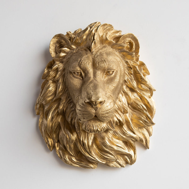 Faux Lion Wall Hanging - Project Nursery