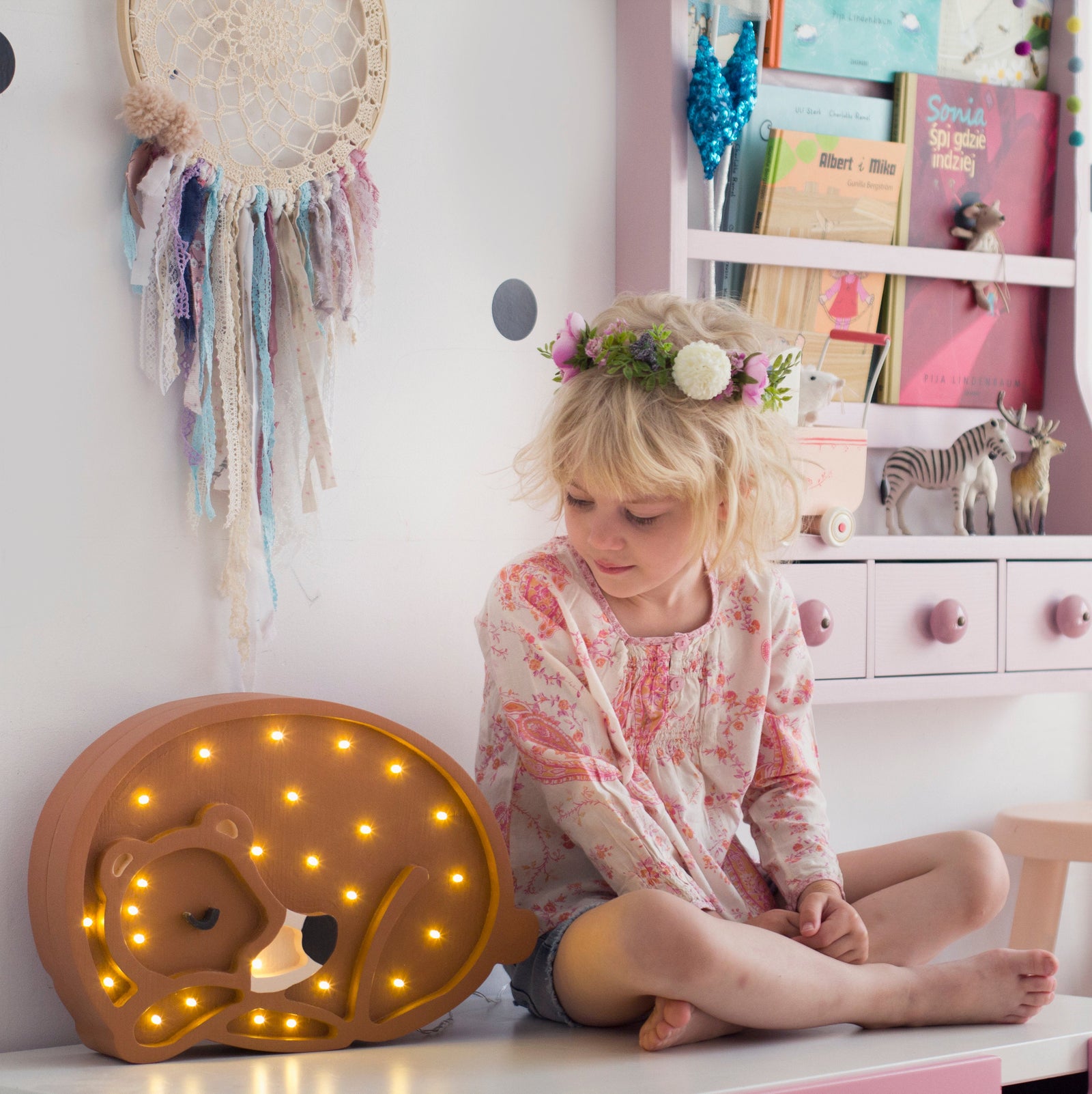 Little Lights Sleeping Bear Lamp