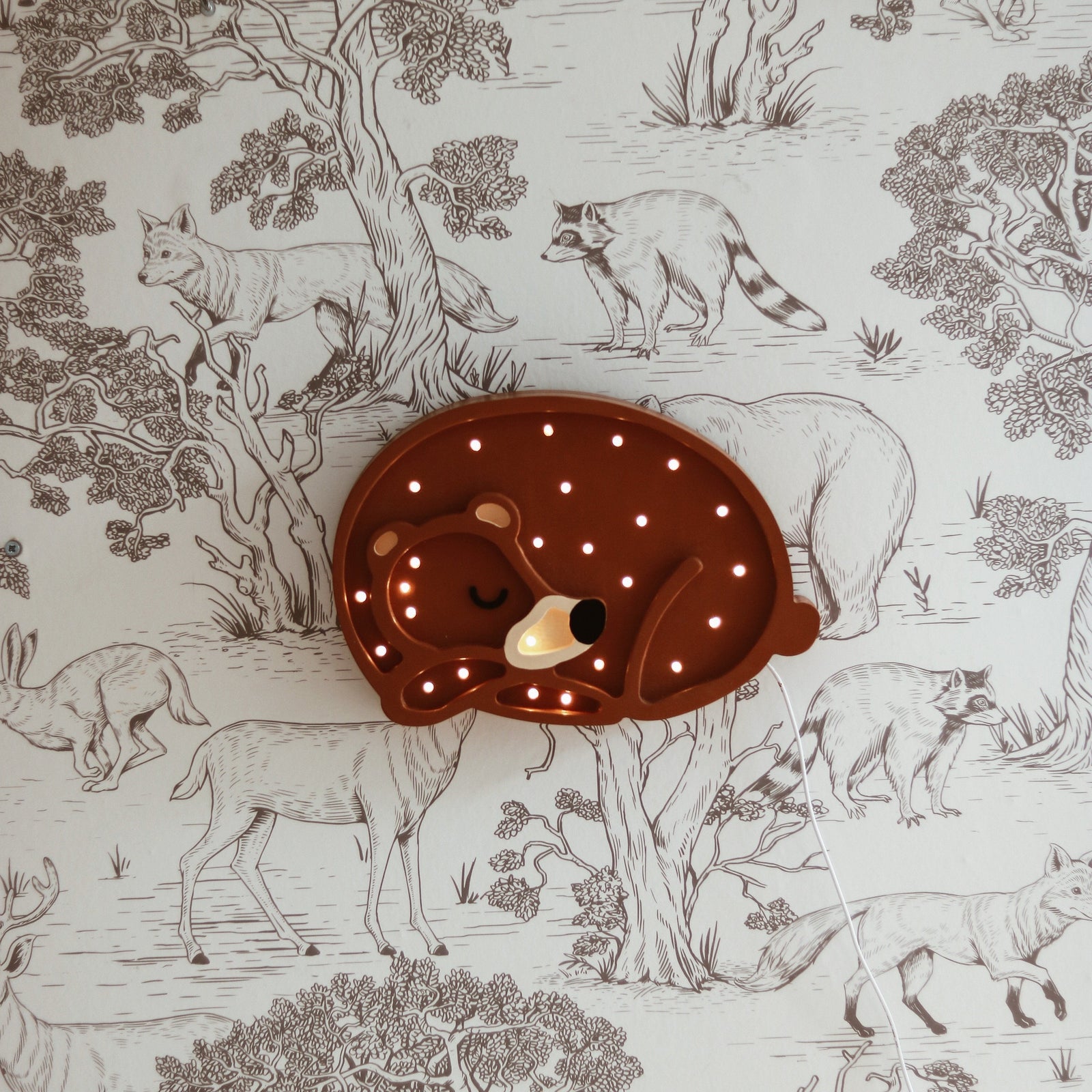 Little Lights Sleeping Bear Lamp