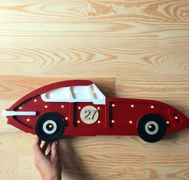 Little Lights Race Car Lamp