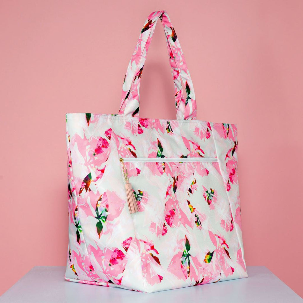 Oversized Carryall Tote in Miami Print - Project Nursery