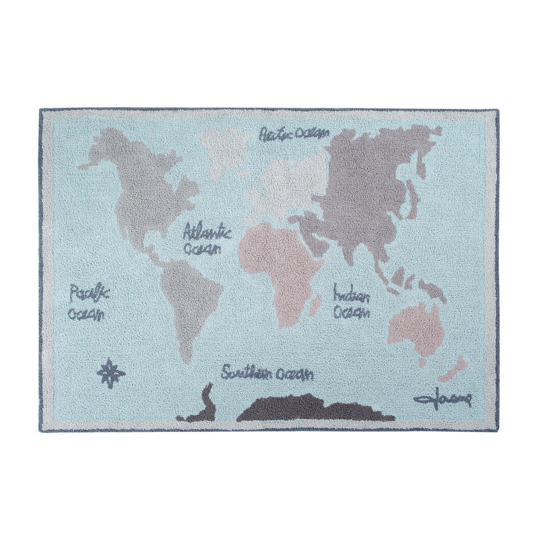 Vintage Map Washable Rug - Project Nursery