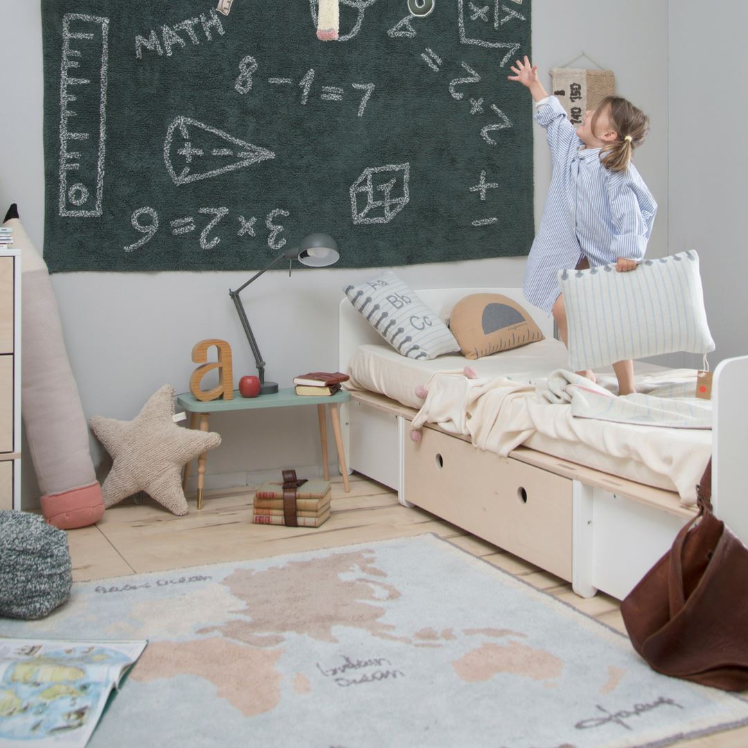Vintage Map Washable Rug - Project Nursery