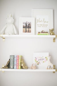 I Love You To The Moon And Back Print - Project Nursery