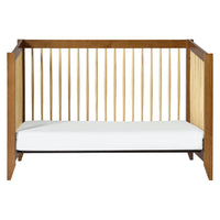 Sprout 4-in-1 Convertible Crib with Toddler Bed Conversion Kit - Chestnut/Natural - Project Nursery