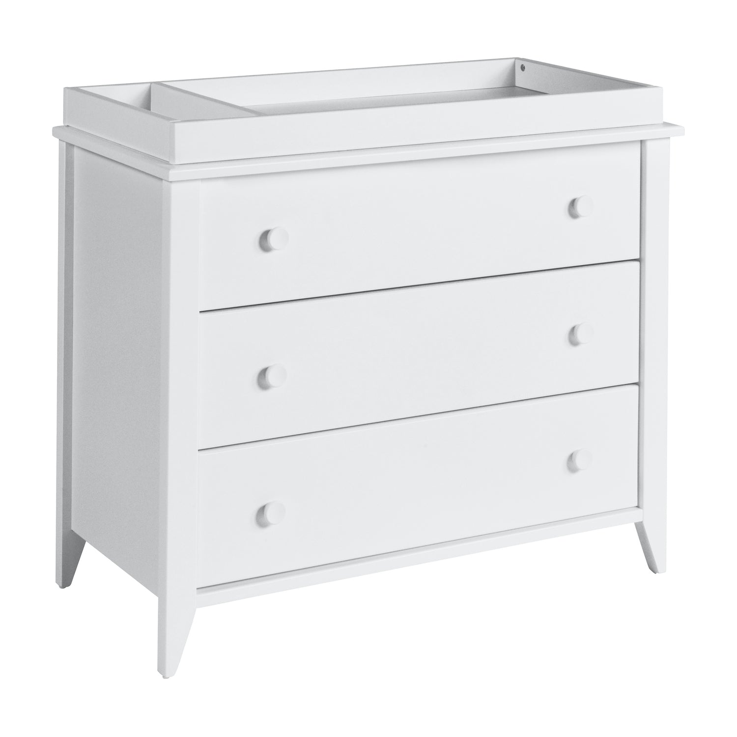 Sprout 3-Drawer Changer Dresser with Removable Changing Tray - White - Project Nursery