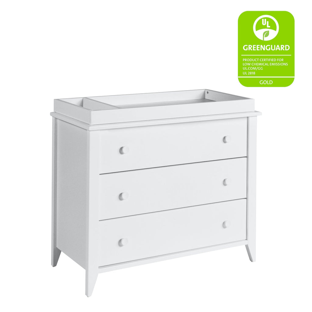 Sprout 3-Drawer Changer Dresser with Removable Changing Tray - White - Project Nursery