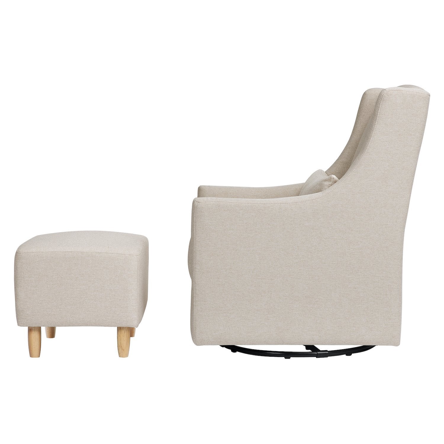 Toco swivel glider 2024 and stationary ottoman