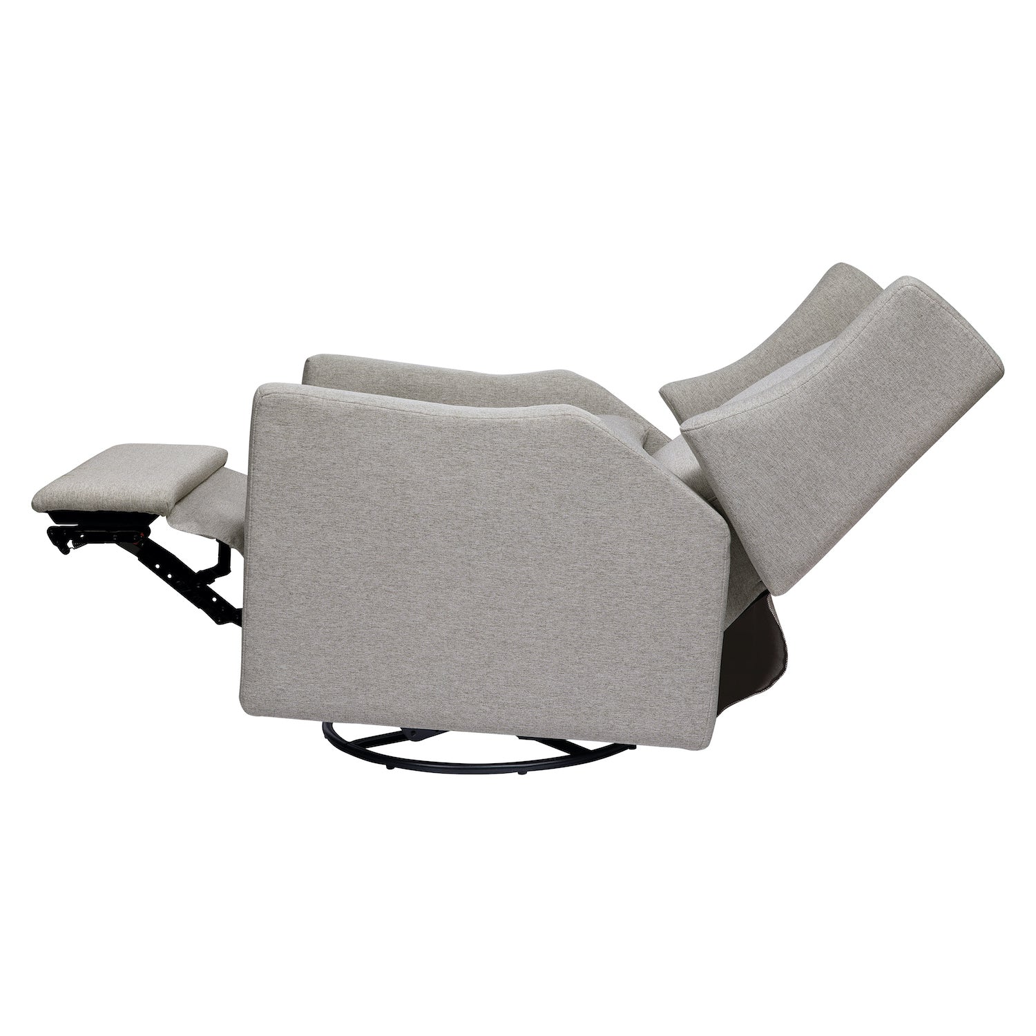 Kiwi Electronic Recliner and Swivel Glider in Eco-Performance Fabric with USB port - Grey - Project Nursery
