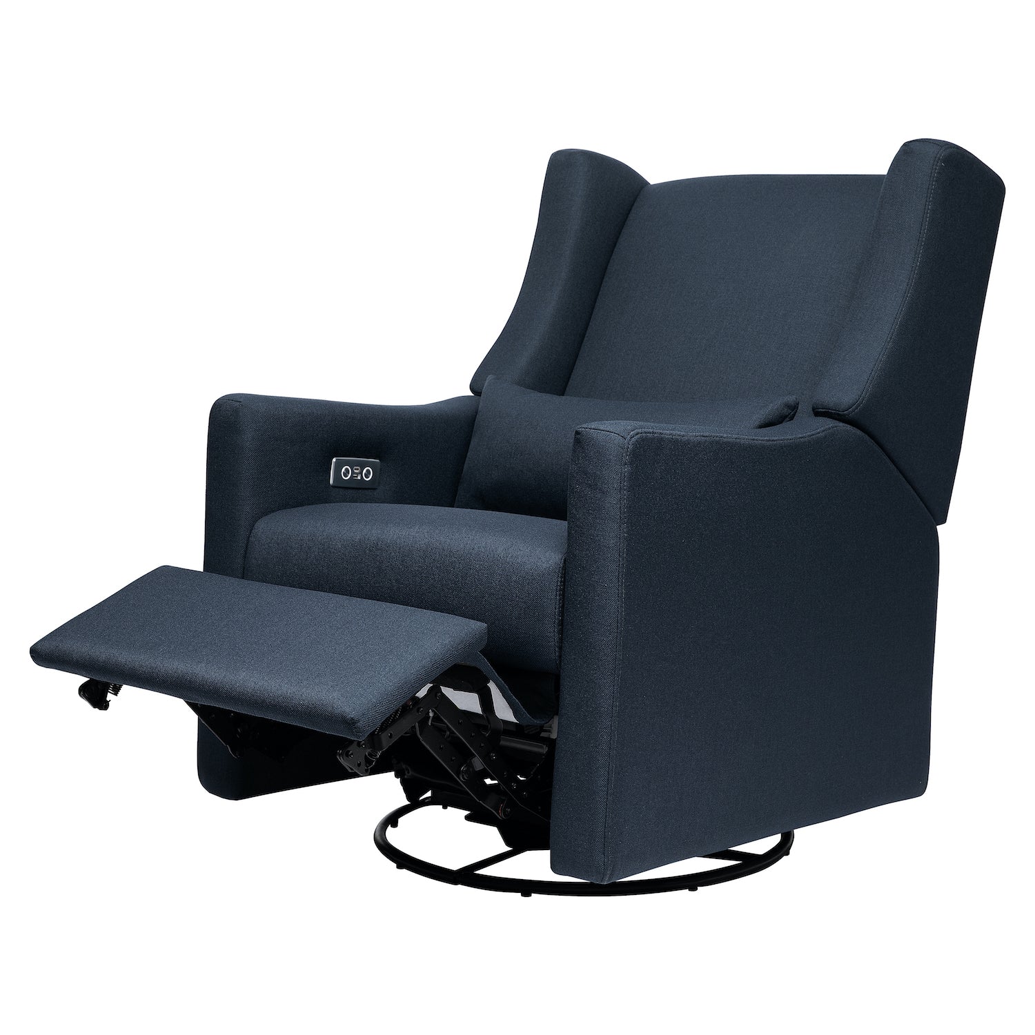 Navy blue glider recliner best sale