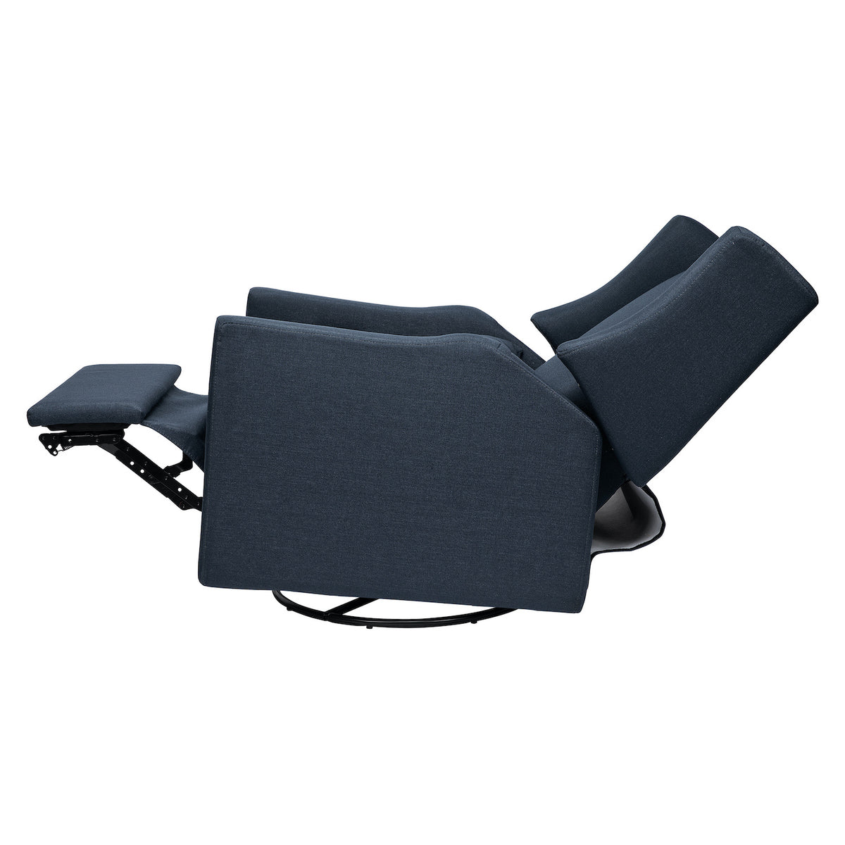 Kiwi Electronic Recliner and Swivel Glider in Eco-Performance Fabric with USB port - Navy