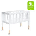 Gelato Portable Bassinet - White + Washed Natural - Project Nursery