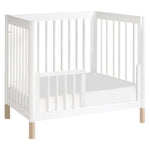 Gelato 4-in-1 Convertible Mini Crib - White - Project Nursery