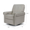 Linden Electronic Recliner + Swivel Glider in Eco-Performance Fabric with USB Port - Grey - Project Nursery