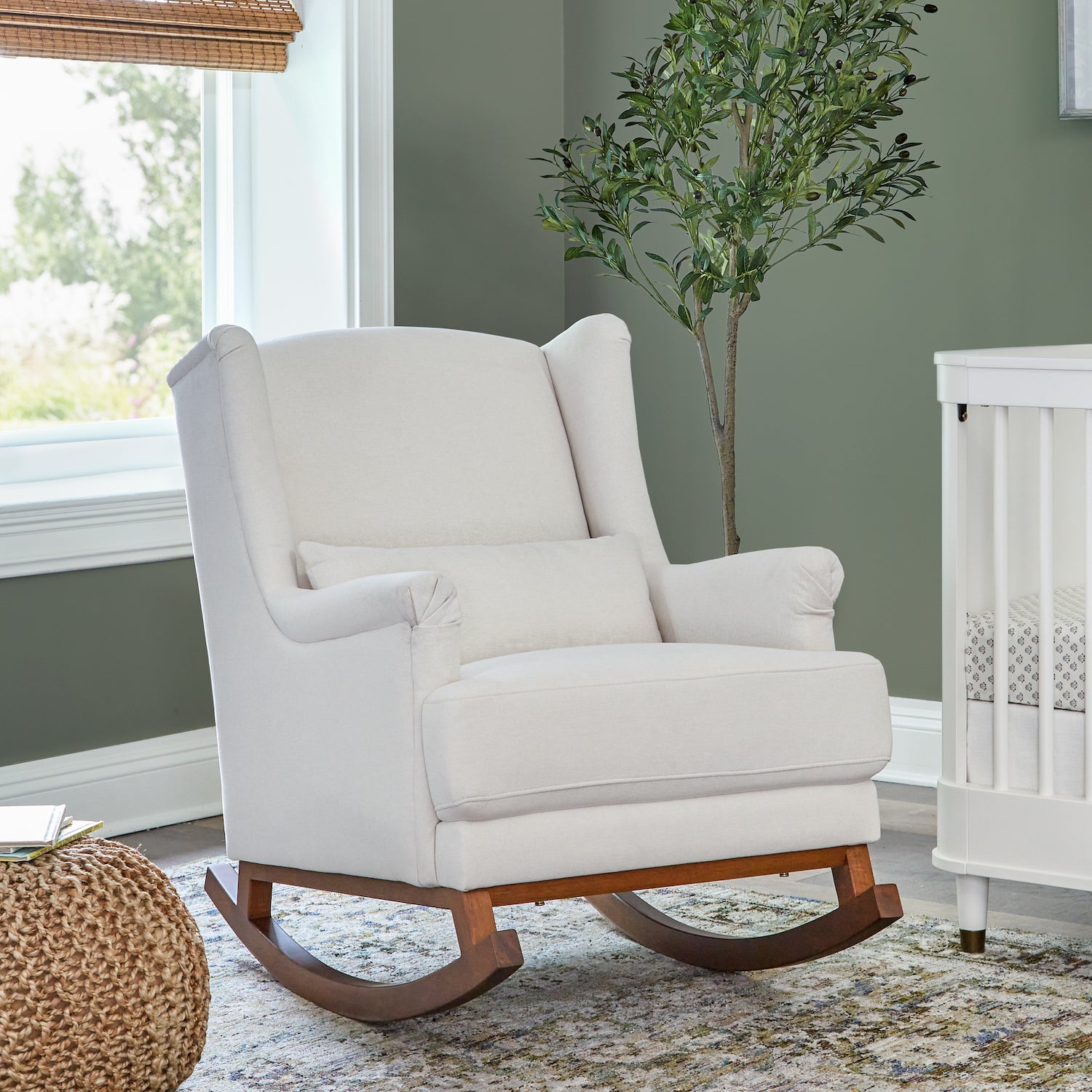 Cream discount nursery rocker