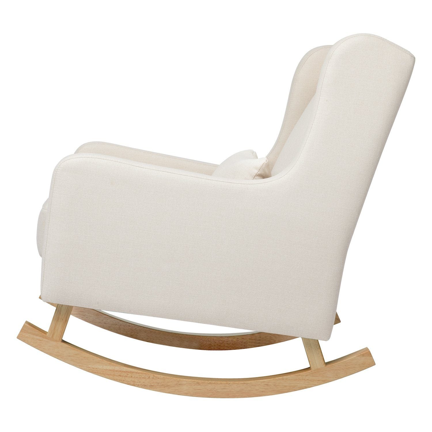 Kai Rocker in Eco-Performance Twill Fabric - Natural with Ash Legs - Project Nursery