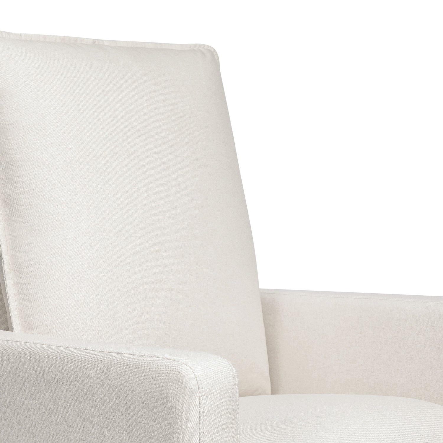 Cali Pillowback Swivel Glider in Eco-Performance Fabric - Project Nursery