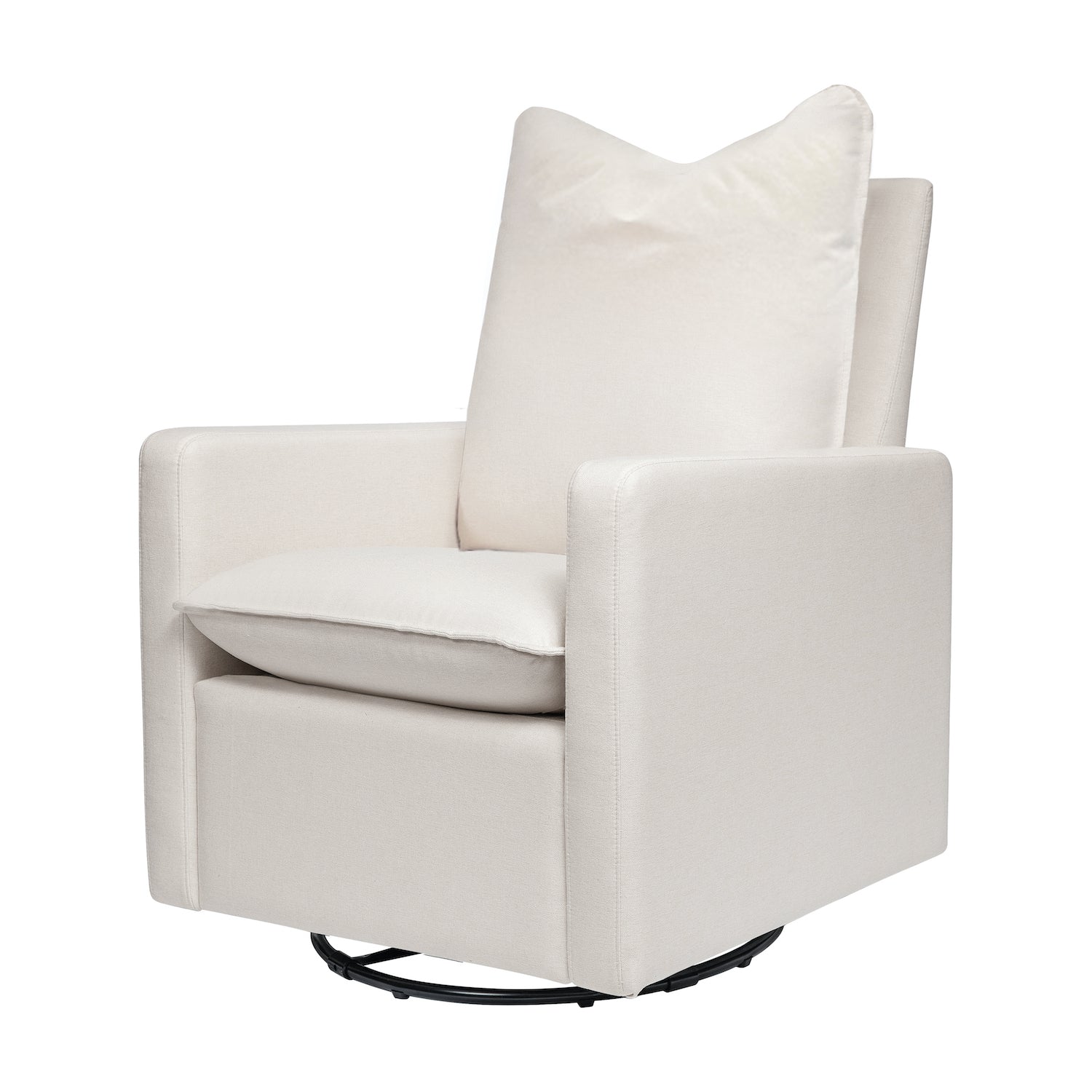 Cali Pillowback Swivel Glider in Eco-Performance Fabric - Project Nursery