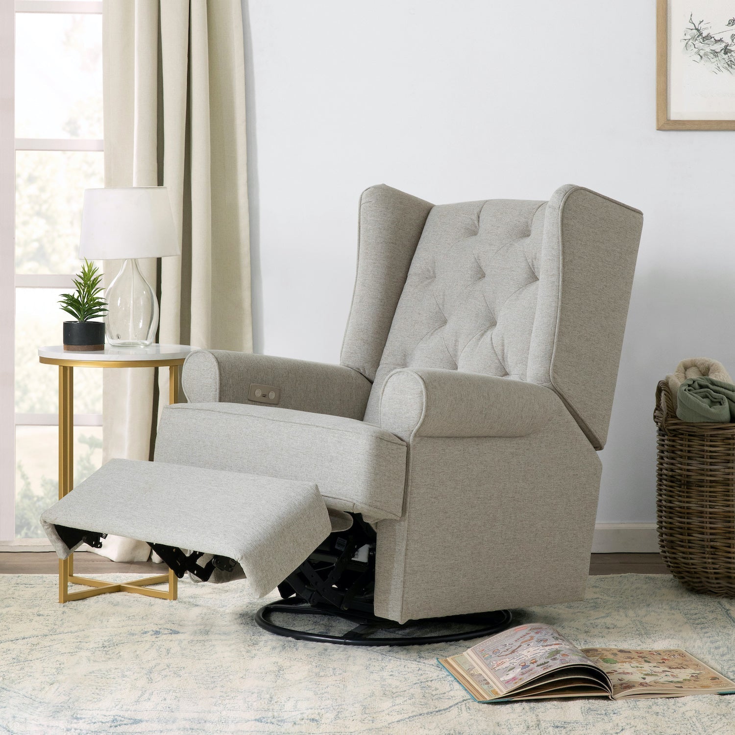 Swivel glider and discount recliner