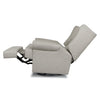 Harbour Electronic Recliner + Swivel Glider in Eco-Performance Fabric with USB Port - Grey - Project Nursery