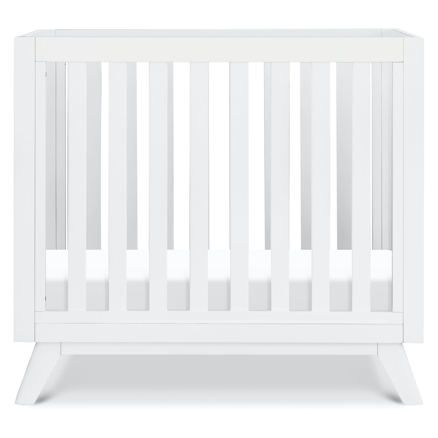Otto 3-in-1 Convertible Mini Crib with 4" Mattress - White - Project Nursery