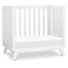 Otto 3-in-1 Convertible Mini Crib with 4" Mattress - White - Project Nursery