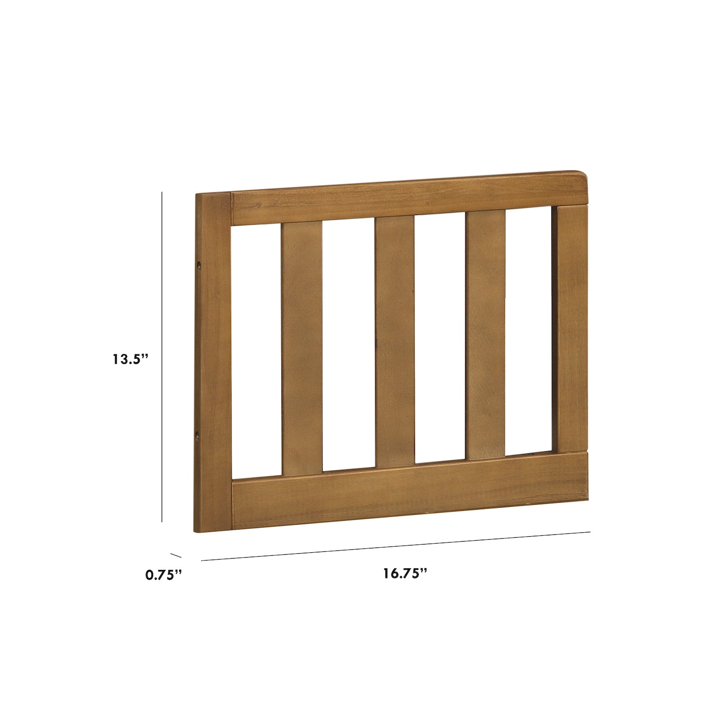 Otto Mini Toddler Bed Conversion Kit - Walnut - Project Nursery