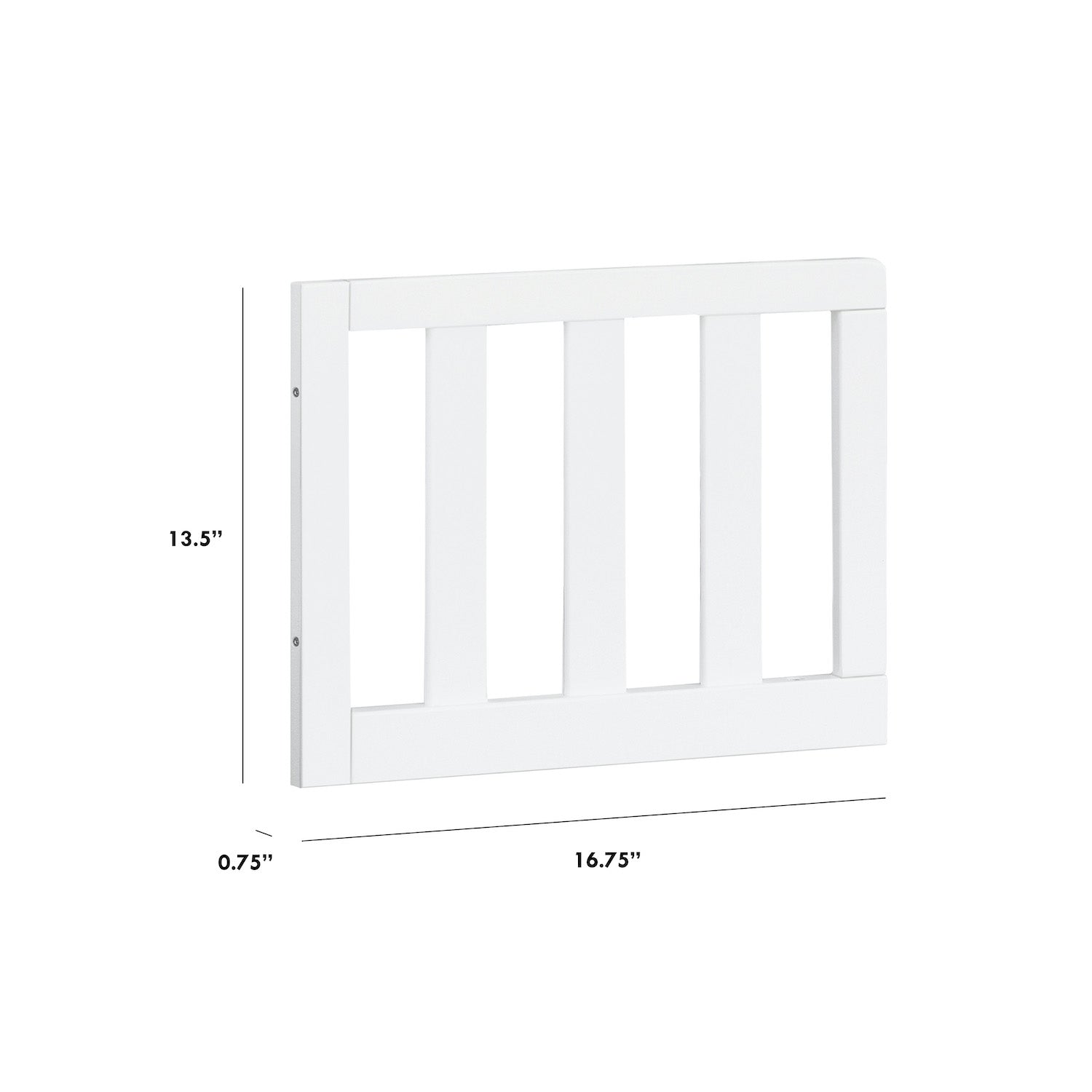 Otto Mini Toddler Bed Conversion Kit - White - Project Nursery