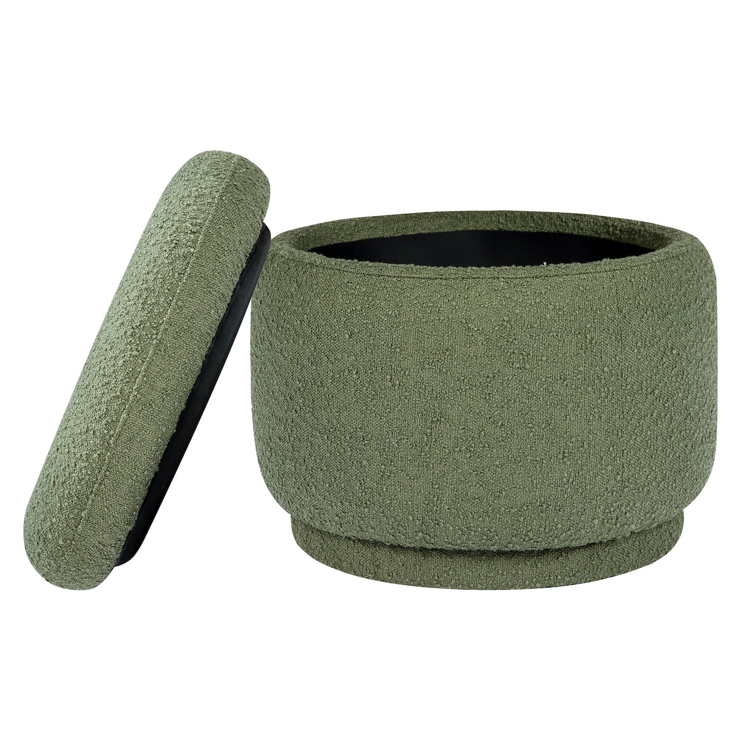 Enoki Storage Ottoman | Boucle